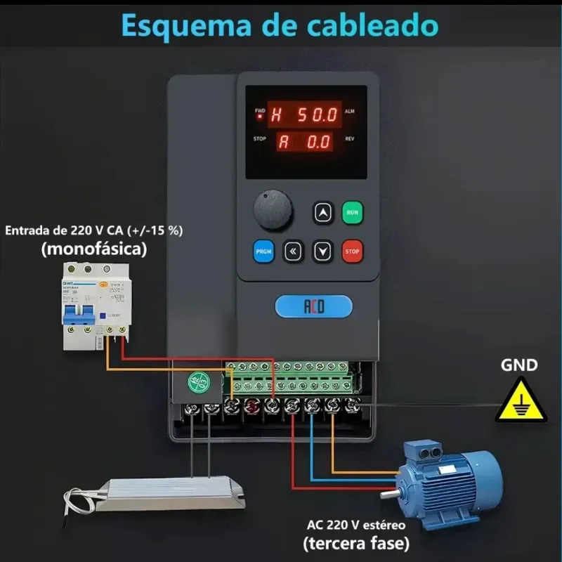 Variador de Frecuencia VFD 2.2KW 3HP