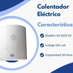 Calentador de agua eléctrico 50 litros Ocean 
