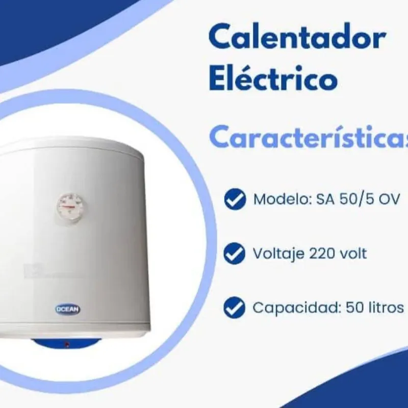 Calentador de agua eléctrico 50 litros Ocean 