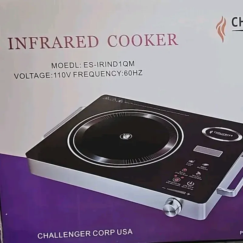 COCINA INFRARROJO CHALLENGER CON SET DE CAZUELAS