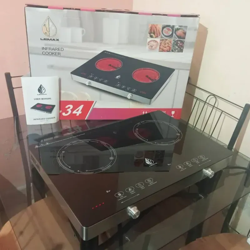 🎅🎄COCINA INFRARROJO LEMAX DOBLE🎄🎅