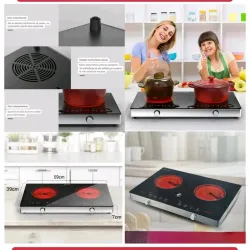 COCINA INFRARROJO LEMAX DOBLE