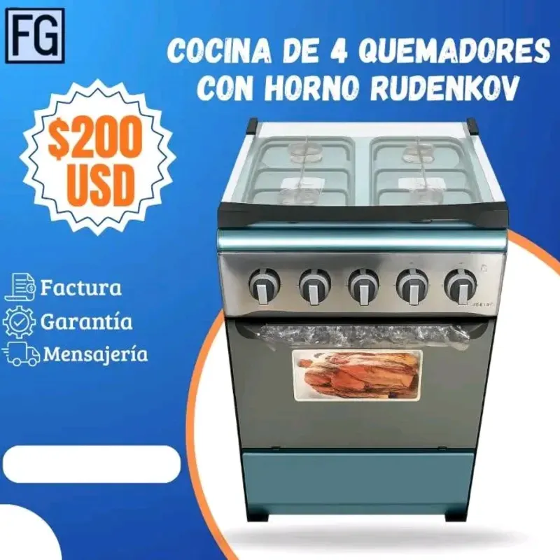 COCINA RUDENKOV CON HORNO Y MAGNETO 20"