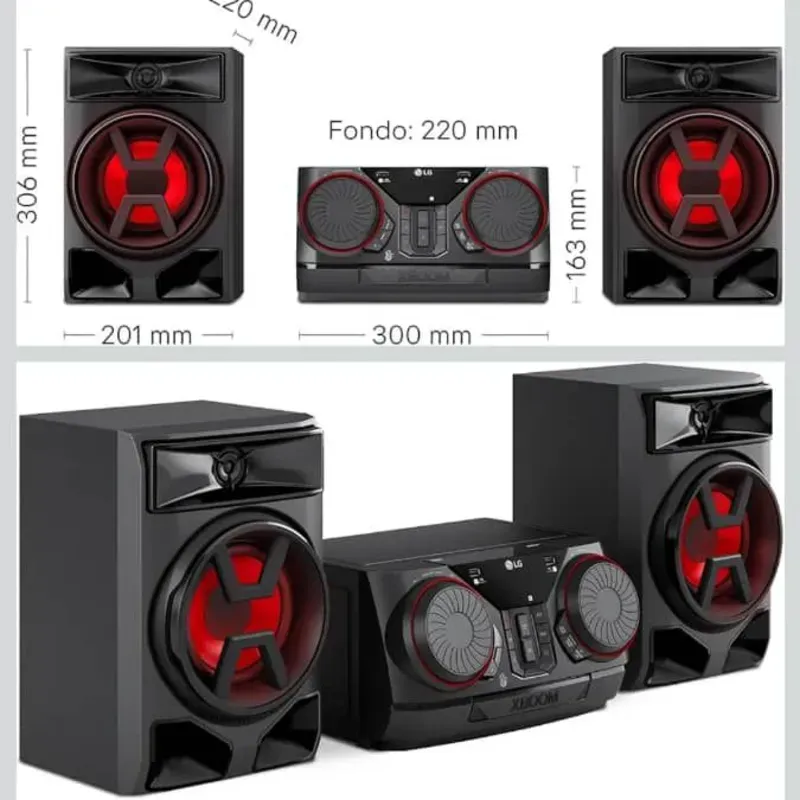 EQUIPO DE MÚSICA LG 300w
