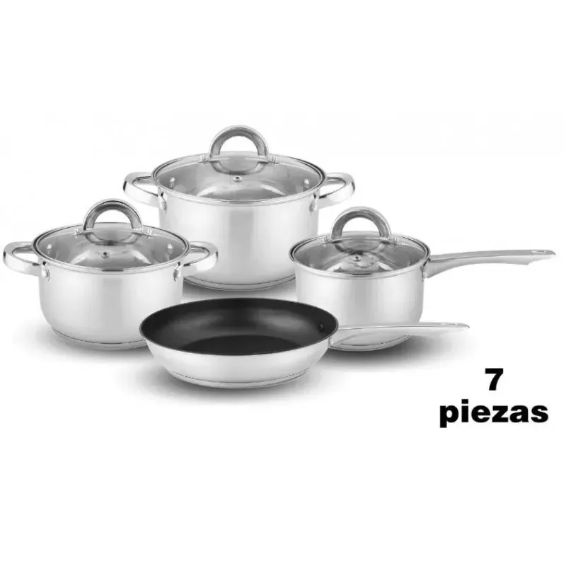 JUEGO DE CALDEROS ALLNOVU (7 Piezas)