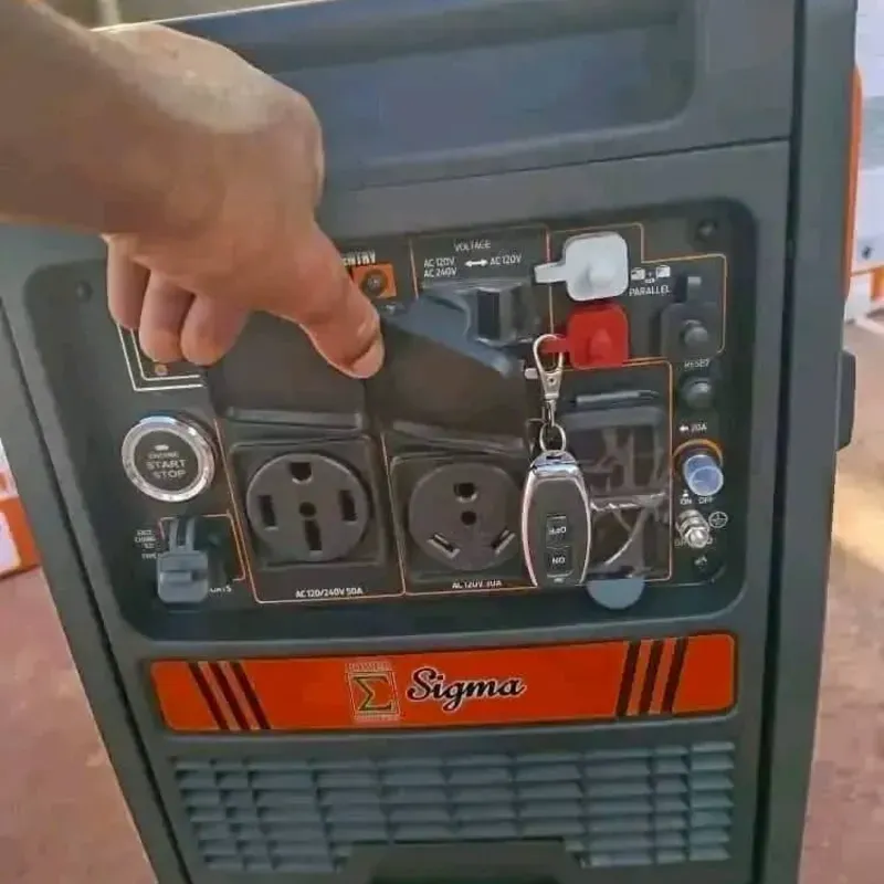 PLANTA ELÉCTRICA SUPER INVERTER SIGMA 6500W.