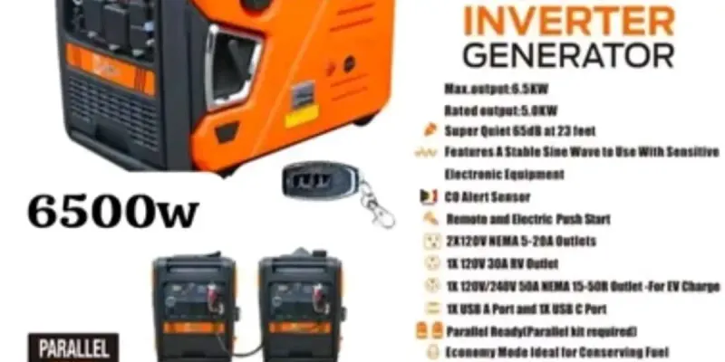 PLANTA ELÉCTRICA SUPER INVERTER SIGMA 6500W.