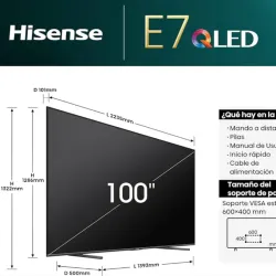 SMART TV HISENSE 100" (2024)