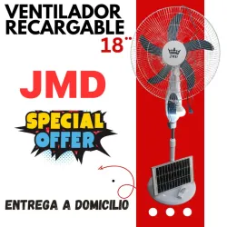 VENTILADOR RECARGABLE JMD 18"