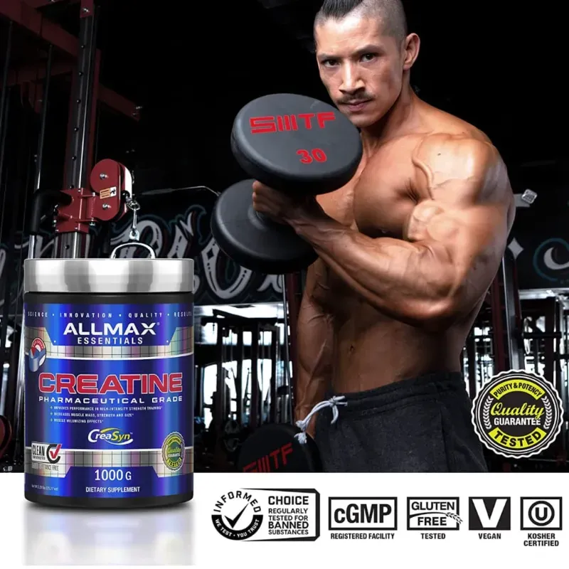 ALLMAX® Creatine Pharmaceutical Grade – Creatina Pura CreaSyn®