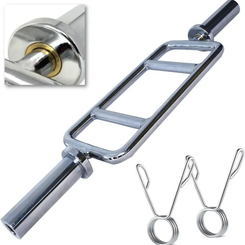 Barra Olímpica Romana (Hex Bar) – Acero Cromado | 50 mm