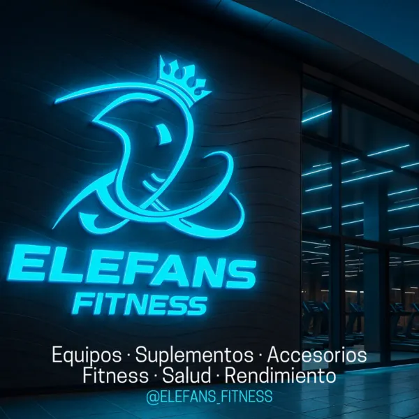 Elefans Fitness es una tienda especializada en fitness, salud y rendimiento físico. Ofrecemos suplementos deportivos, accesorios, equipamiento y ropa de entrenamiento, cuidadosamente seleccionados para atletas, personas activas y amantes del ejercicio. Nuestro objetivo es brindar calidad, confianza y soluciones reales para mejorar tu rendimiento y bienestar.