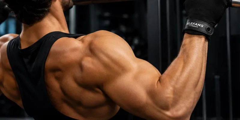 Guantillas ELEFANS WGA-T2H Antideslizantes, Acolchadas y Transpirables para Gym, Pesas, Cross Training y Fitness