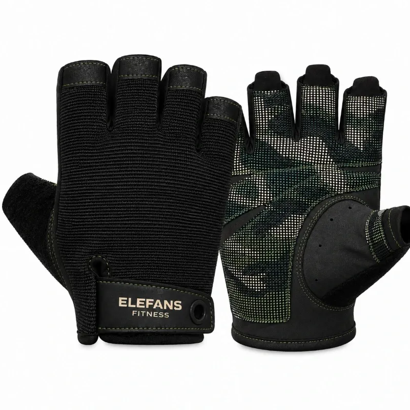 Guantillas ELEFANS WGA-T2H Antideslizantes, Acolchadas y Transpirables para Gym, Pesas, Cross Training y Fitness S / Rosado