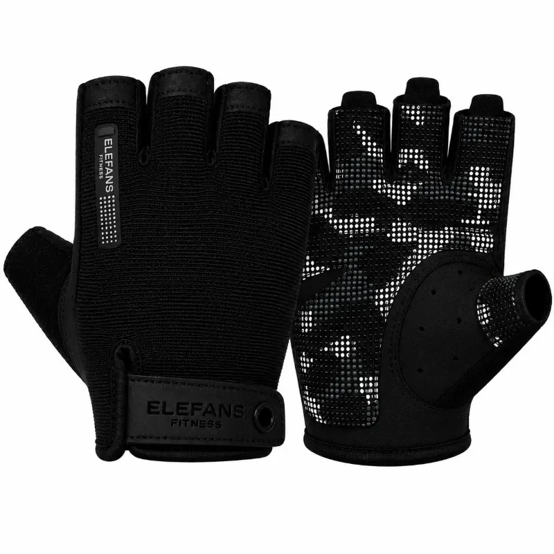 Guantillas ELEFANS WGA-T2H Antideslizantes, Acolchadas y Transpirables para Gym, Pesas, Cross Training y Fitness S / Rosado