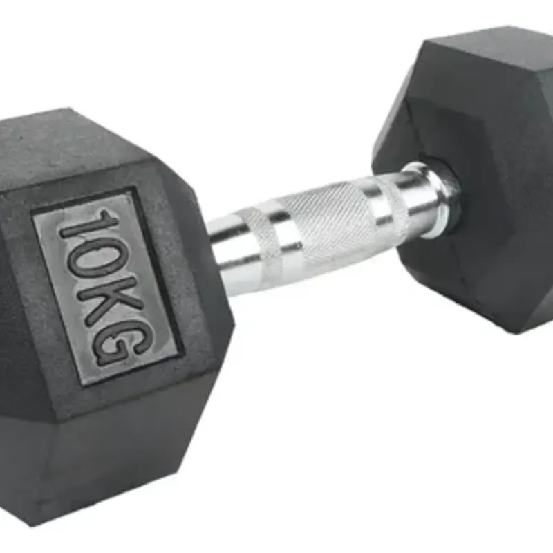 Mancuernas de Acero Engomadas (2,5Kg hasta 50Kg)