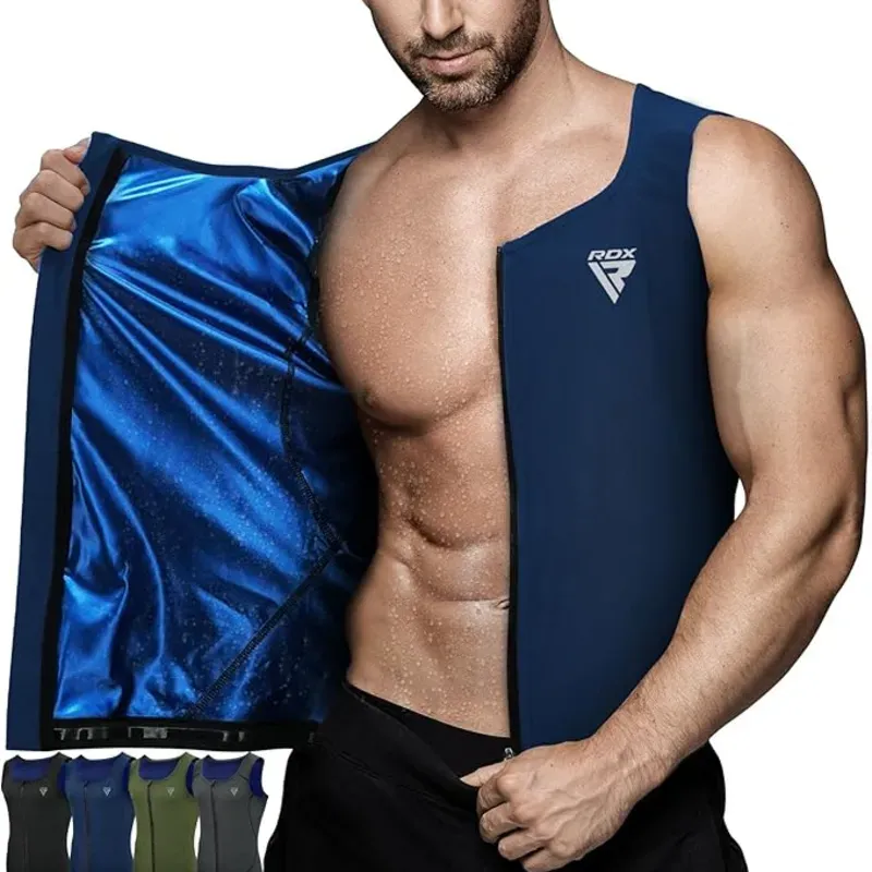 RDX® Chaleco Sauna hombres – Chaleco Térmico para Sudoración y Definición