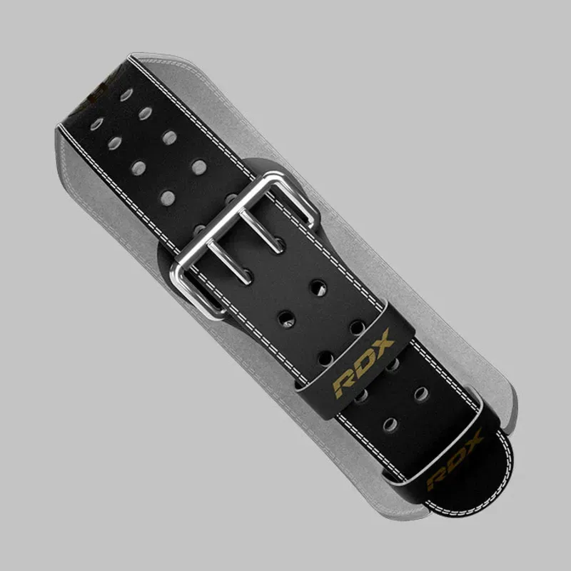 RDX – Faja de Cuero Acolchada de 4 Pulgadas (Edición Negra y Dorada)