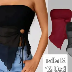 Blusa Rojo Vino con pico