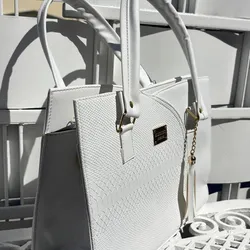 Bolso Mediano Blanco entero