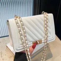 Cartera Blanca de mano