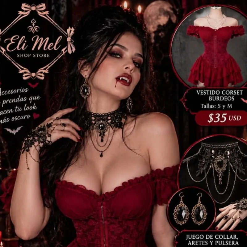 Set de Joyeria Vintage Gótico