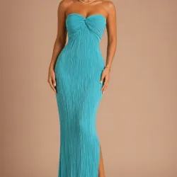 Vestido Tope Coral Azul