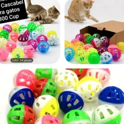 Pelotas con Cascabel para Gatos