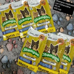 Sobrecitos de Shampoo de Cloherxidina