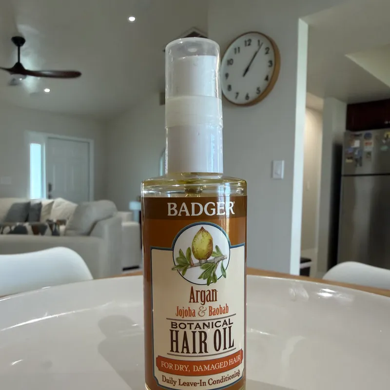 Aceite Capilar Nutritivo Argan, Jojoba & Baobab Badger – 59 ml