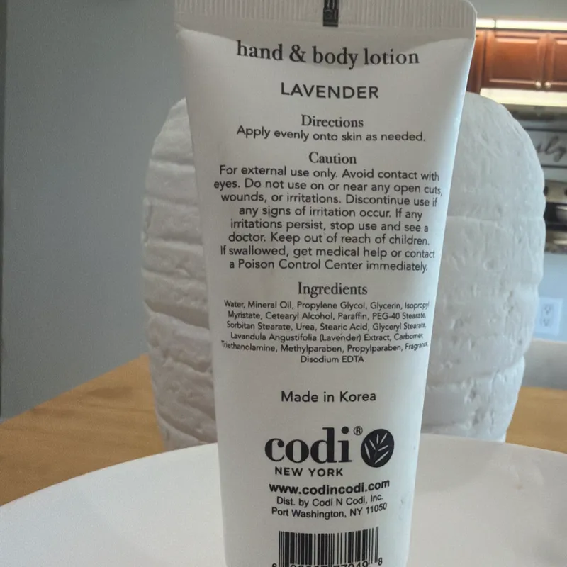 Body Lotion Lavanda – 100 ml (3.3 fl oz) Codi New York Hand & Body