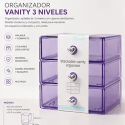 Mini organizador acrílico