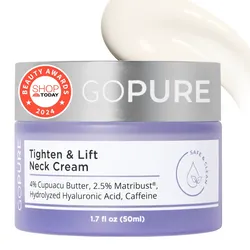 Crema Reafirmante para Cuello Gopure Tighten & Lift Neck Cream 50 mL