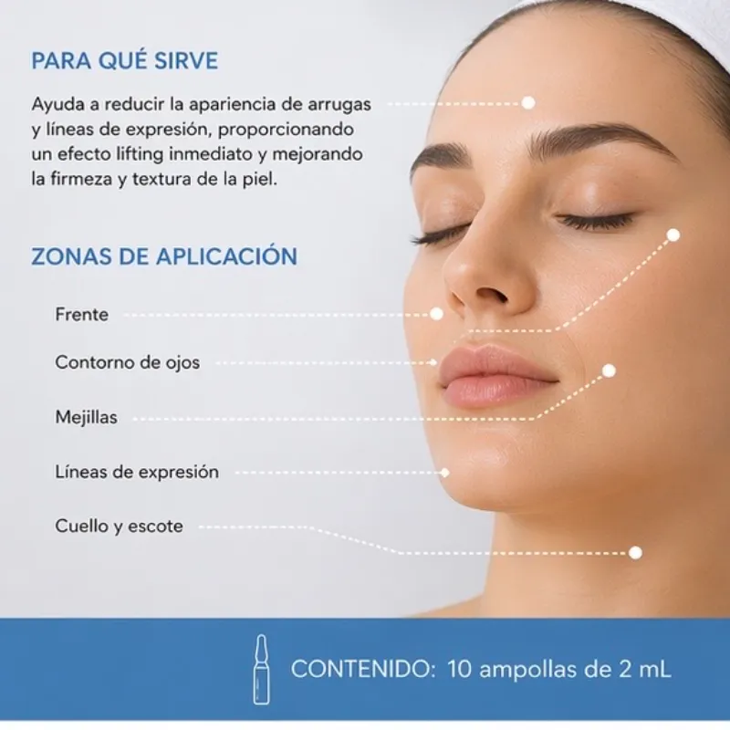 Denova Ampollas Argireline Lifting Facial con Péptidos