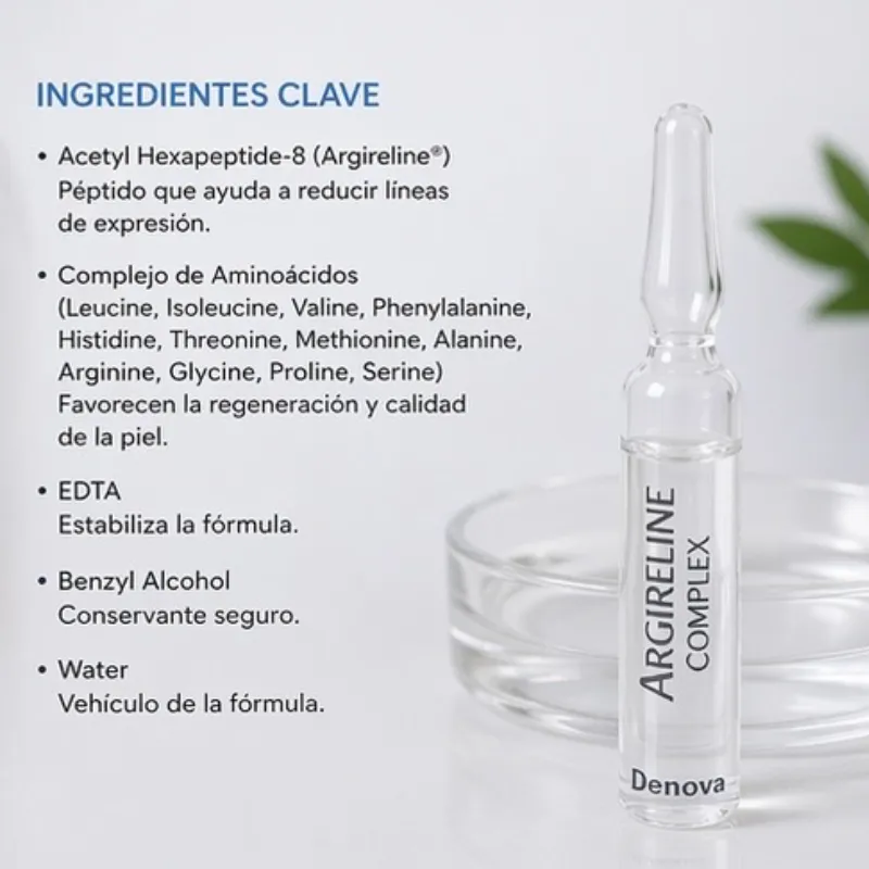 Denova Ampollas Argireline Lifting Facial con Péptidos
