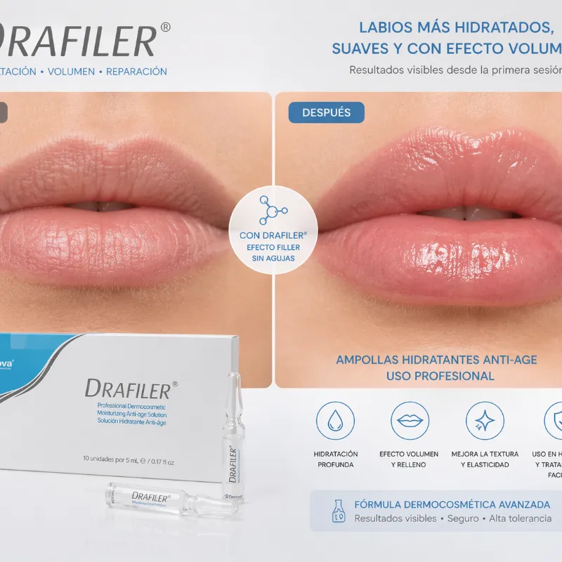 Denova Ampollas Hidratantes Anti-Age Profesionales (10 x 2mL) Hidrafiller®