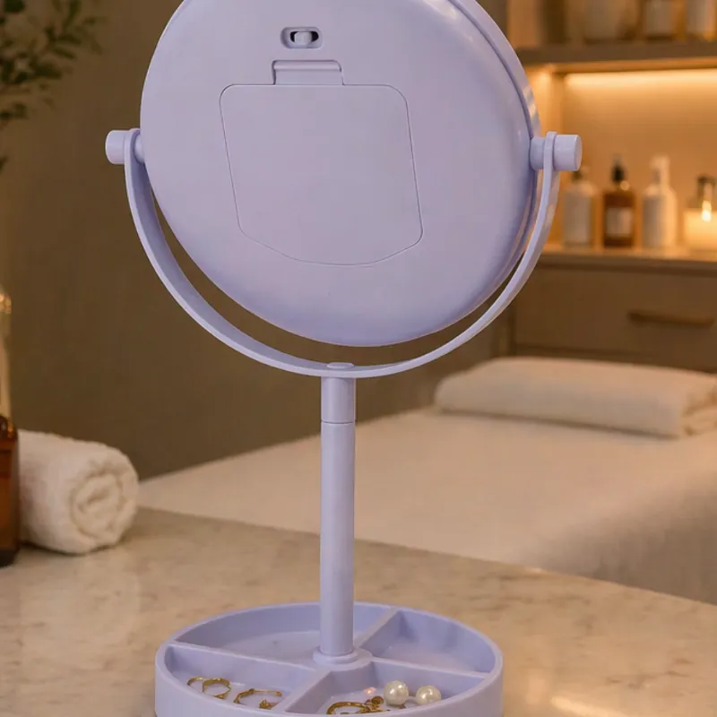 Espejo LED con Base Organizadora (Joyero)