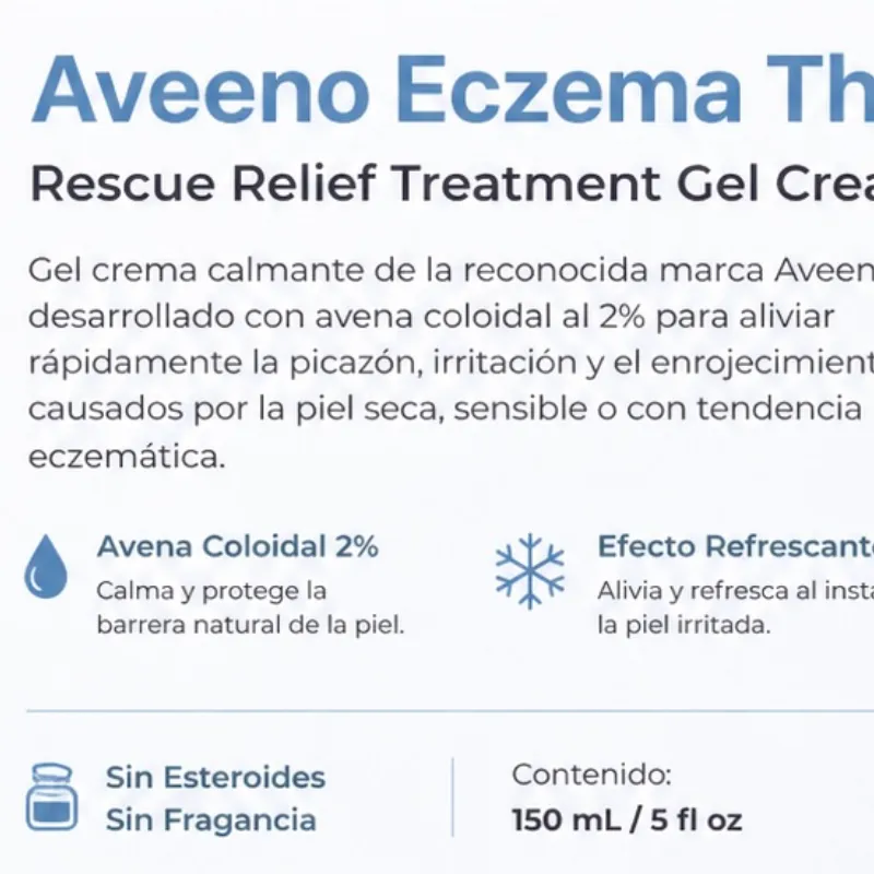 Gel Crema Calmante Eczema Therapy Aveeno 150 ml