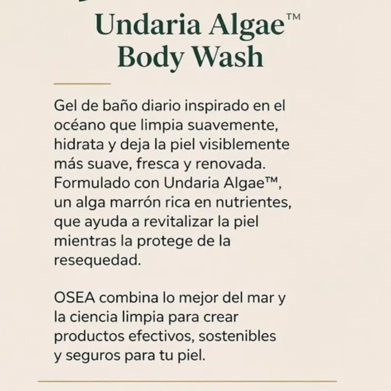 Gel de Baño oSea Hidratante Revitalizante