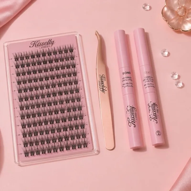 Kit de Pestañas en Racimo – Aplicación Profesional en Casa