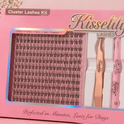 Kit de Pestañas en Racimo – Aplicación Profesional en Casa