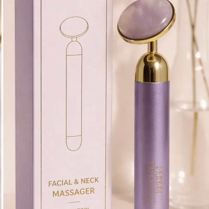 Masajeador Facial de Jade Vibratorio – Cuello y Escote