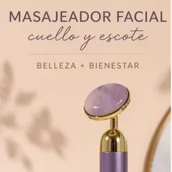 Masajeador Facial de Jade Vibratorio – Cuello y Escote