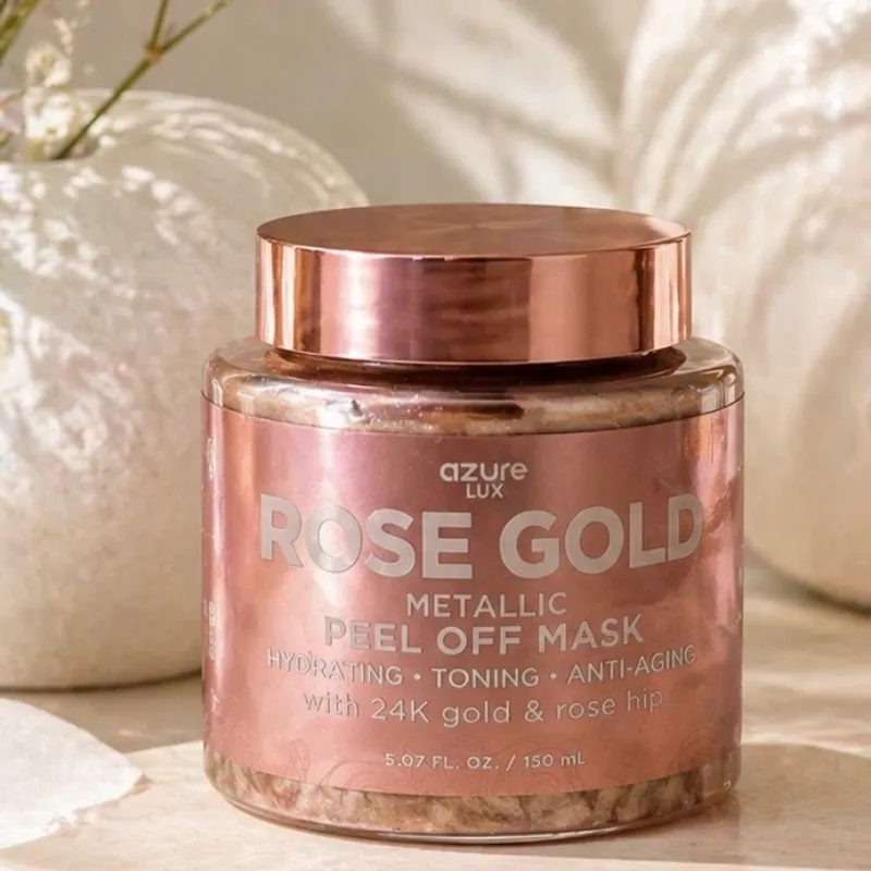 Mascarilla Peel-Off Rose Gold 24K Iluminadora & Reafirmante – 150 ml
