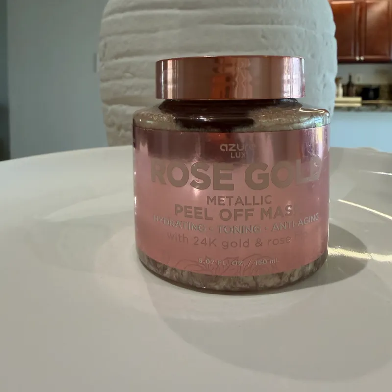 Mascarilla Peel-Off Rose Gold 24K Iluminadora & Reafirmante – 150 ml