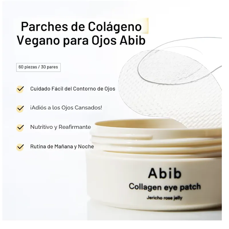 Parches para ojos Abib Collagen Eye Patch – Jericho Rose Jelly