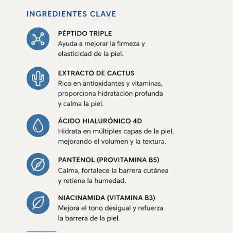 Sérum Reafirmante Triple Péptido + Cactus Oasis – Youth To The People (30 ml)