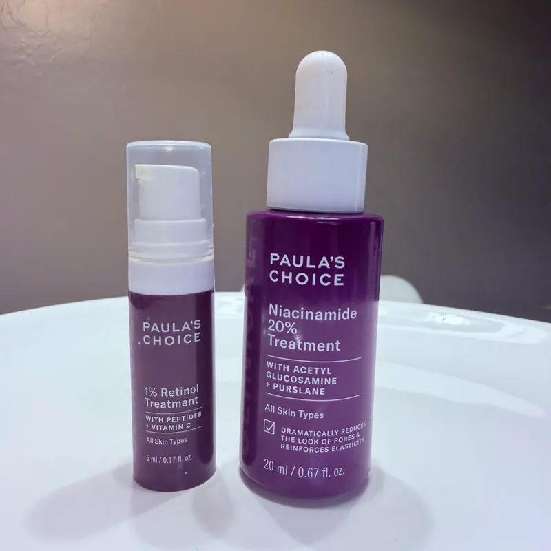 Sérum Tratamiento Niacinamida 20% + Retinol 1% Paula’s Choice (Dúo) 20 ml + 5 ml