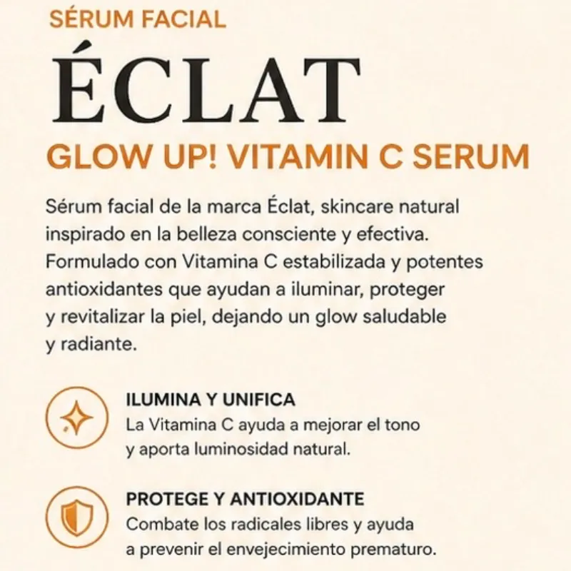 Sérum Vitamina C Glow Up Éclat 30 ml