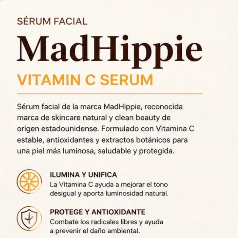 Sérum Vitamina C Mad Hippie 30 ml